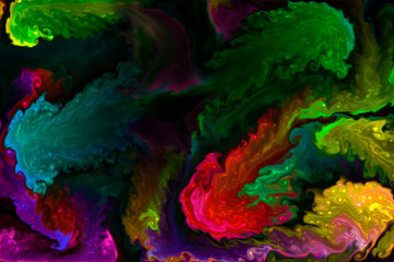 Obraz na płótnie Canvas abstract colorful background with water