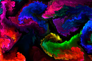 Obraz na płótnie Canvas colorful background with water