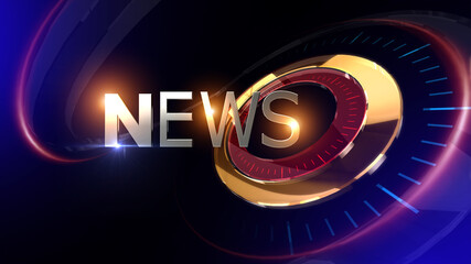 3D rendering background is perfect for any type of news or information presentation. The background features a stylish and clean layout 