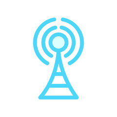 Illustration Vector Graphic of Signal Tower icon