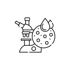 Glucose tolerance test line color icon. Diabetes. Medical equipment