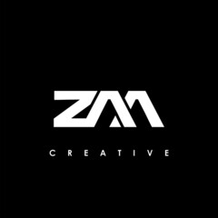 ZAA Letter Initial Logo Design Template Vector Illustration