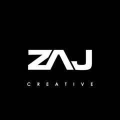 ZAJ Letter Initial Logo Design Template Vector Illustration