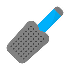 illustration of a black grater