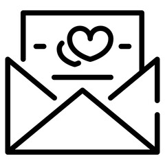 invitation line icon