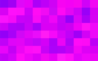 Abstract pixel purple background. Geometric texture from purple squares. A backing of mosaic squares. Vector illustration
