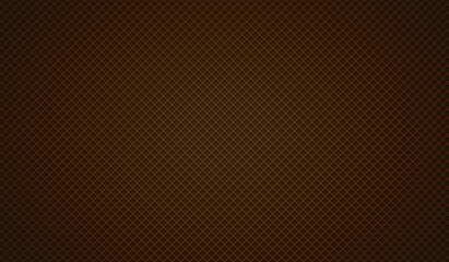 Fototapeta premium Waffle Brown background. Texture wafer pattern for your design.