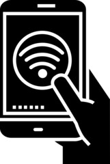 Wifi icon. Digital marketing concept icon style