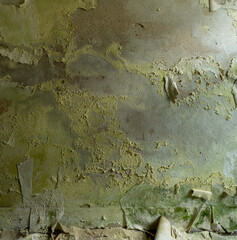 Wände aus einem alten Schloss mit sehr interessanten und atmosphärischen Strukturen	