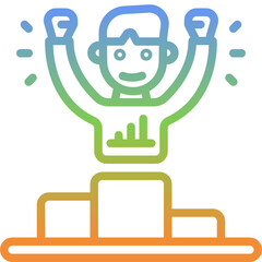 success gradient icon