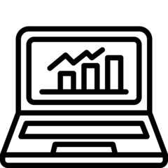 stock market line icon
