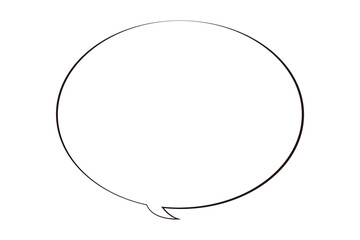 マンガみたいな丸い吹き出し