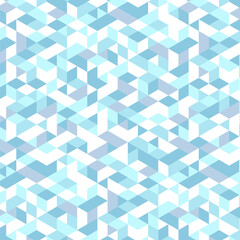 ブルー系のアブストラクト柄　シームレスパターン　ベクターイラスト