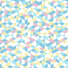 マルチカラーのアブストラクト柄　シームレスパターン　ベクターイラスト