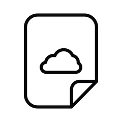 Cloud file icon