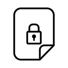 File lock icon