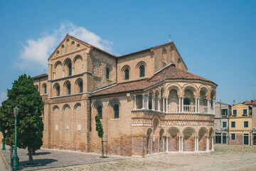 Basilica of Santi Maria e Donato on island of Murano, Venice, Italy