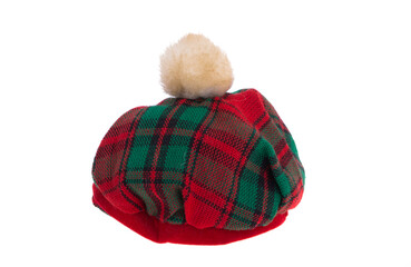 Scottish hat isolated