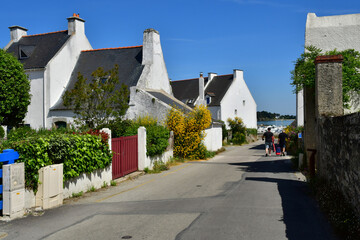 Sarzeau, France - june 6 2021 : Logeo port