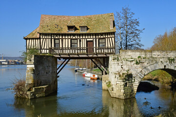 Vernon; France - march 7 2021 : old mill