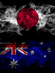 Smoke flags of Japan, Japanese and Australia, Australian