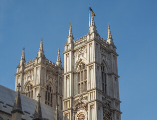 Fototapeta na wymiar Westminster Abbey church in London