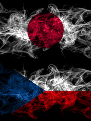 Smoke flags of Japan, Japanese and Czech Republic