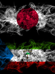 Smoke flags of Japan, Japanese and Equatorial Guinea