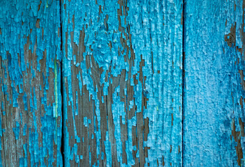 A wooden wall with an aged surface.
Vintage wall and floor made of darkened wood, realistic plank texture.
 Empty room interior background.