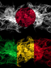 Smoke flags of Japan, Japanese and Mali