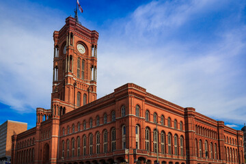 Rotes Rathaus beim Alexanderplatz, Berlin-Mitte