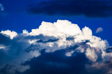 blue sky with clouds