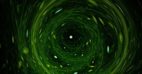 black hole abstract fractal background