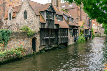 The Beautiful Medieval Town of Bruge in Belgium