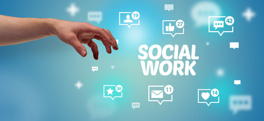 Close-Up Of Cropped Hand Pointing