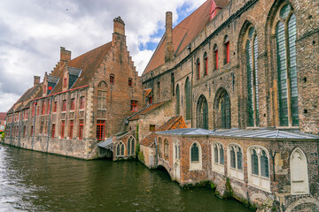 The Beautiful Medieval Town of Bruge in Belgium