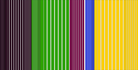 Fabric Retro Color style seamless stripes  vector pattern