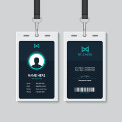 Simple business identity card design