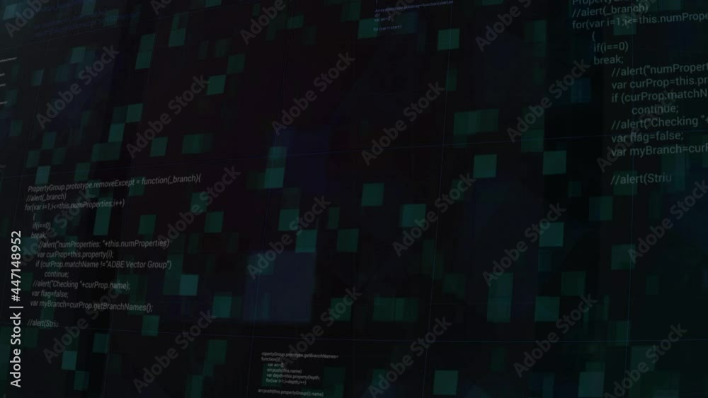 Poster digital cyberspace futuristic background with data network and line codes. motion. technology and ar
