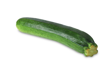 zucchini on isolated white background