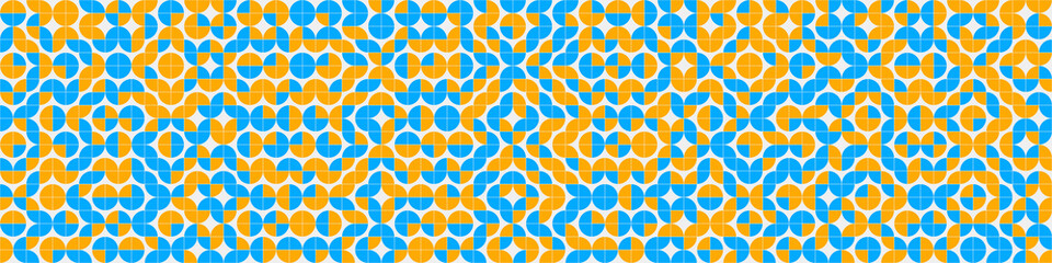 Obraz premium Abstract Geometric Pattern generative computational art illustration