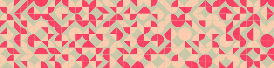 Abstract Geometric Pattern generative computational art illustration