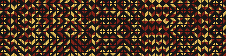 Abstract Geometric Pattern generative computational art illustration