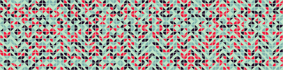 Abstract Geometric Pattern generative computational art illustration