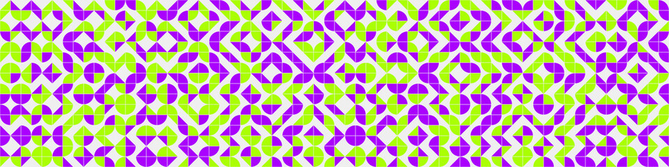 Abstract Geometric Pattern generative computational art illustration