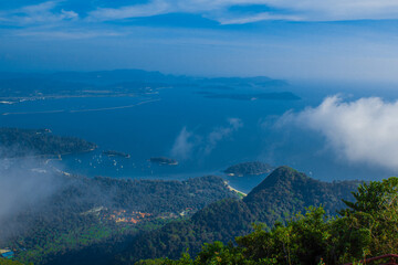 view from the top of the mountain