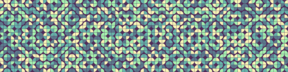 Abstract Geometric Pattern generative computational art illustration