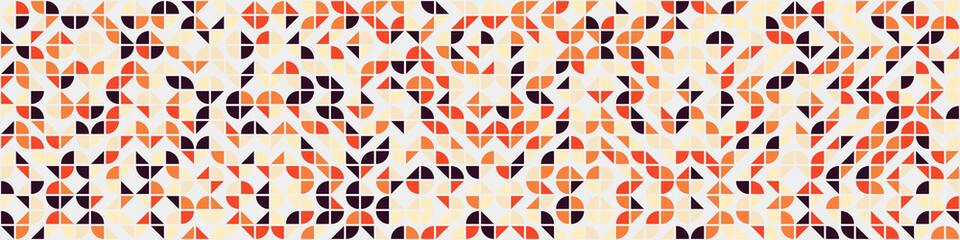 Abstract Geometric Pattern generative computational art illustration