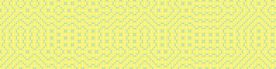 Abstract Geometric Pattern generative computational art illustration