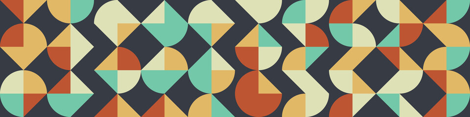 Abstract Geometric Pattern generative computational art illustration